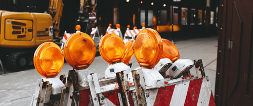 Mit Gehörschutz ist Lärm kein Problem mehr Auf einer Baustelle